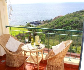 Apartment with 2 bedrooms in Canico with wonderful sea view furnished balcony and WiFi 200 m from the beach