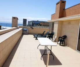 Apartment with 2 bedrooms in Vila do Conde with wonderful sea view furnished balcony and WiFi 200 m from the beach