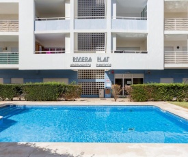 BeHappy Riviera Studio with Sunny Balcony & Pool View