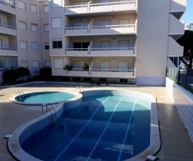 Apartment with 2 bedrooms in Quarteira with shared pool and furnished balcony 200 m from the beach